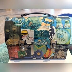 Antique 1950s THERMOS Metal  Dome Lunch Box